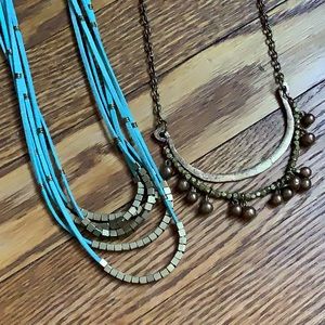 Pair of Noonday Brass Neclaces